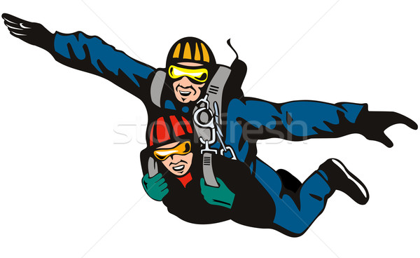 Tandem Skydiving Stock photo © patrimonio