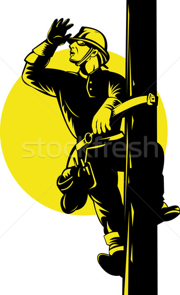 Power Lineman Stock photo © patrimonio