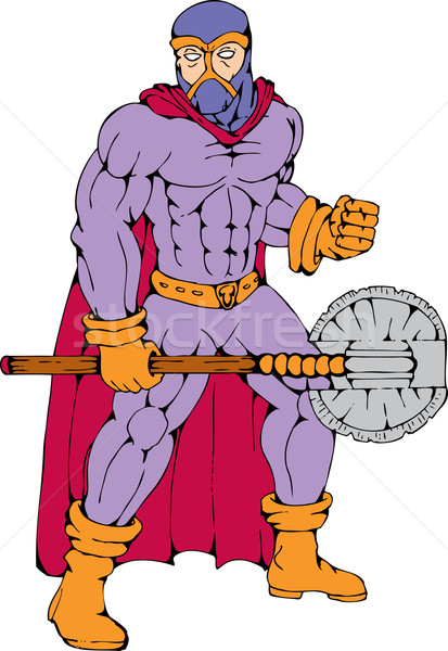 executioner superhero with axe  Stock photo © patrimonio