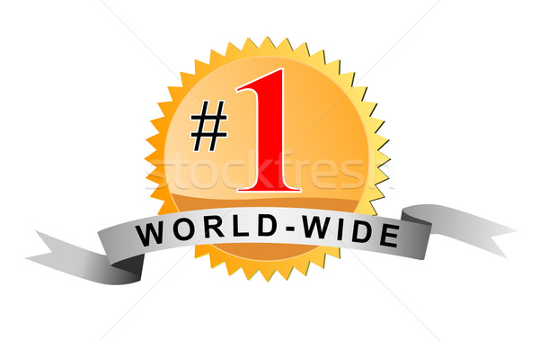 Stock photo: Number 1 WorldWide