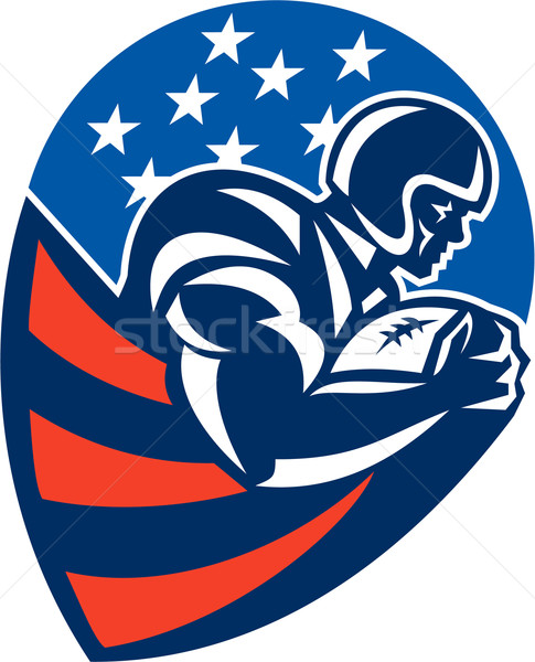 American Football Rushing Running Back  Stock photo © patrimonio