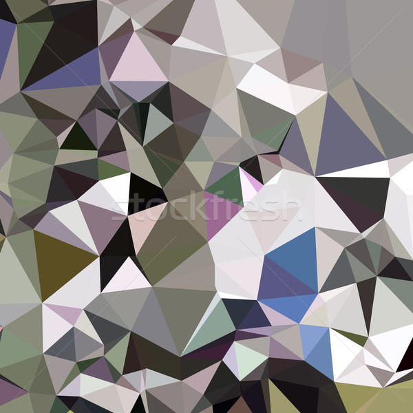 Davy Grey Abstract Low Polygon Background Stock photo © patrimonio
