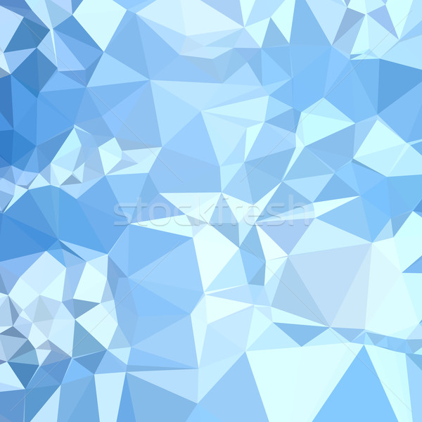 Blizzard blu abstract basso poligono stile Foto d'archivio © patrimonio