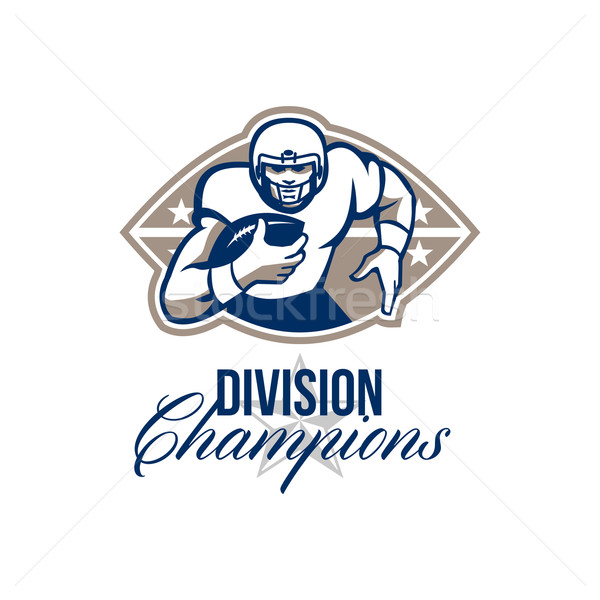 American Football Runningback Division Champions Stock photo © patrimonio