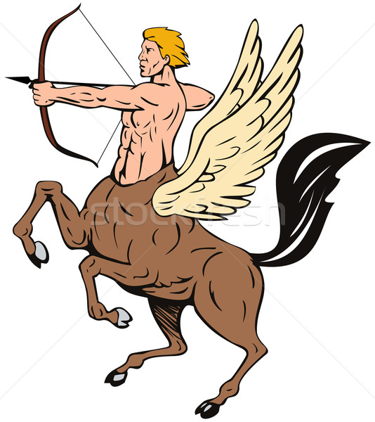 Centaur Bow Arrow Shooting Stock photo © patrimonio