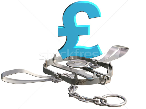 Pound sterling trap Stock photo © paulfleet
