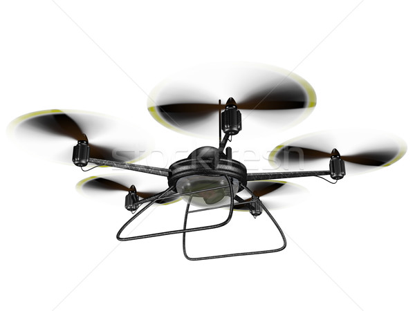 Stock photo: Isolated Spy Drone