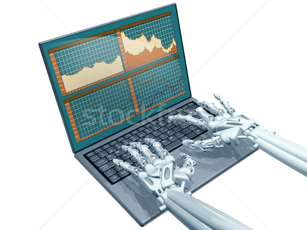 Robot trading Stock photo © paulfleet