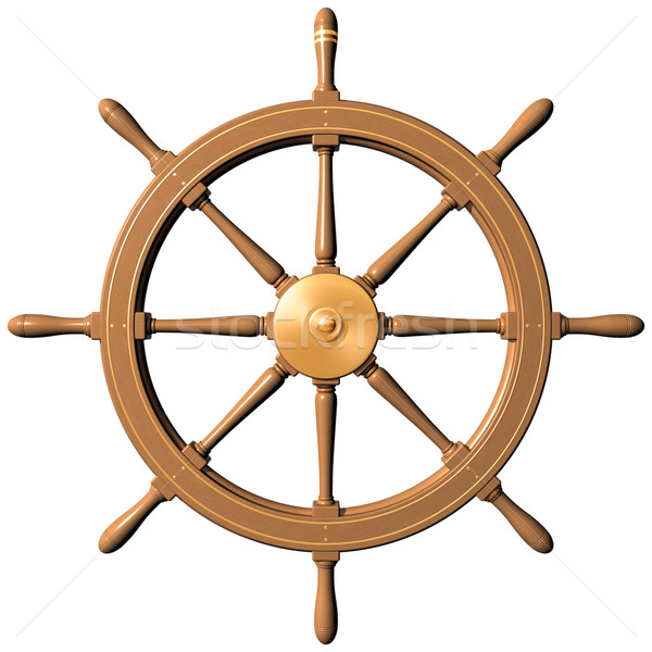 Ship wheel Stock photo © paulfleet