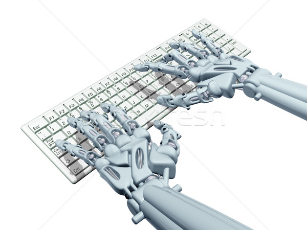 Robot computer Stock photo © paulfleet