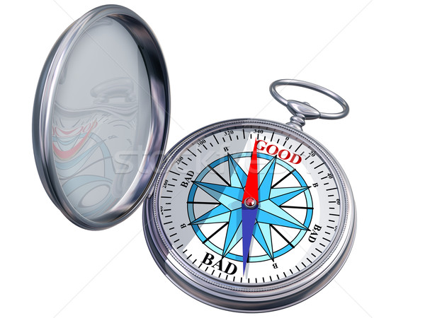 Isolated moral compass Stock photo © paulfleet