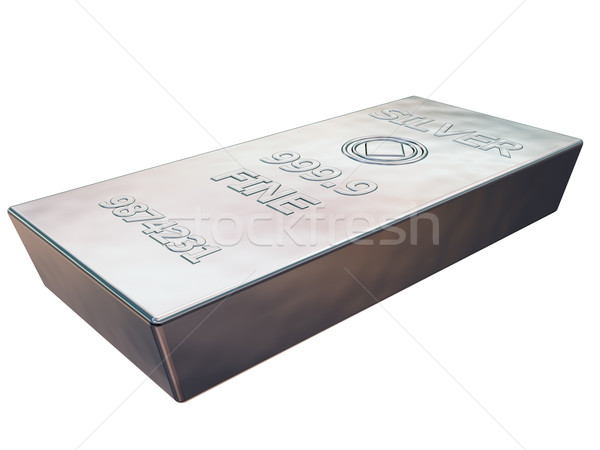 Silver bar Stock photo © paulfleet