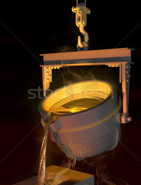 Molten metal Stock photo © paulfleet