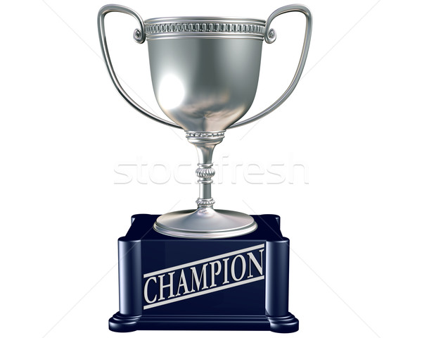 Argent trophée champion illustration polie [[stock_photo]] © paulfleet