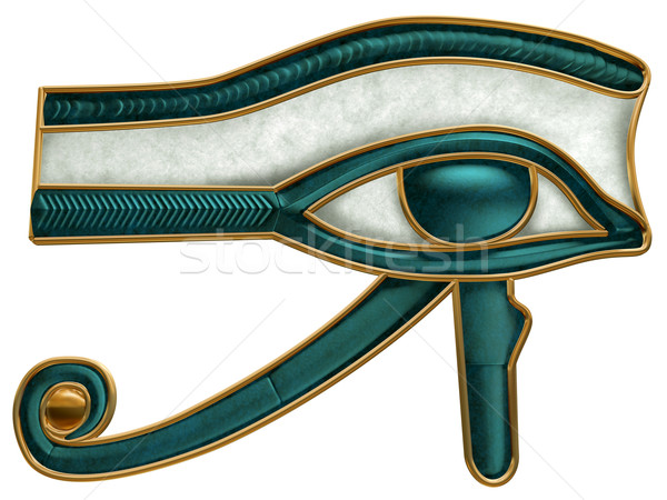 Egiziano occhi illustrazione antica gioielli cultura Foto d'archivio © paulfleet