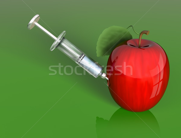 Apple manipulation Stock photo © paulfleet