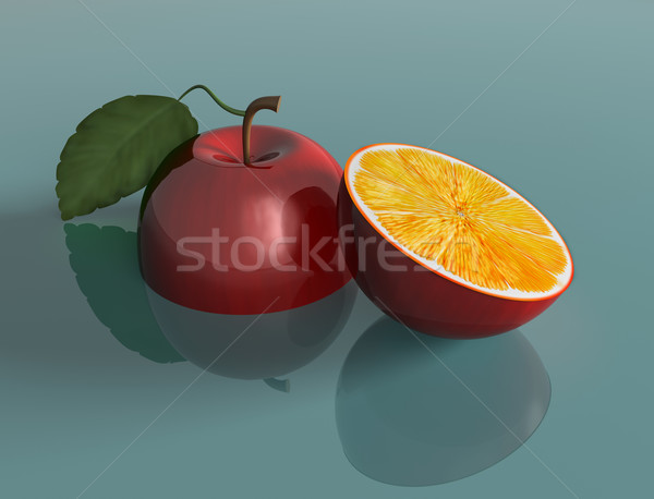 Genetically engineered apple Stock photo © paulfleet