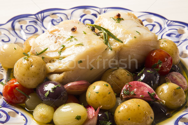 A typical Portuguese dish with codfish called Bacalhau do Porto  Stock photo © paulovilela