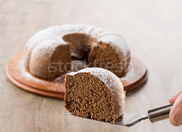Gâteau au chocolat table gâteau aux carottes gâteau blanche cuisson [[stock_photo]] © paulovilela
