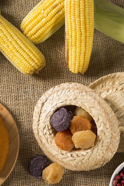 Stock photo: Table of brazilian festa junina