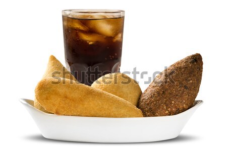 Brazilian deep fried chicken snack, popular at local parties.  Stock photo © paulovilela