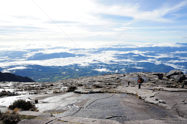 Stockfoto: Top · hemel · achtergrond · berg · reizen · rock