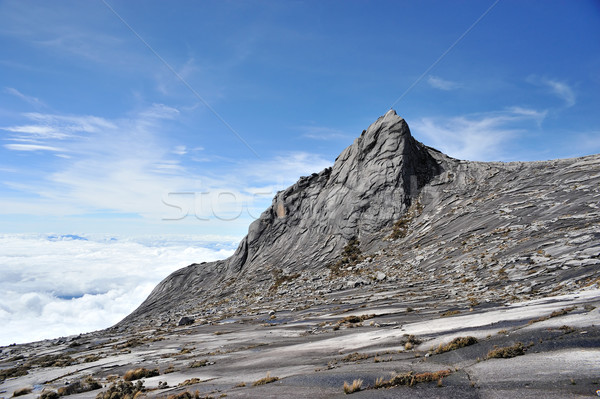 Stok fotoğraf: üst · gökyüzü · arka · plan · dağ · seyahat · kaya