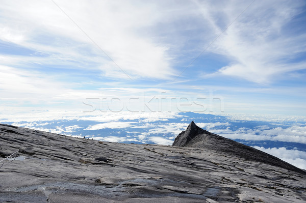 Top of Mount Kinabalu Stock photo © paulwongkwan