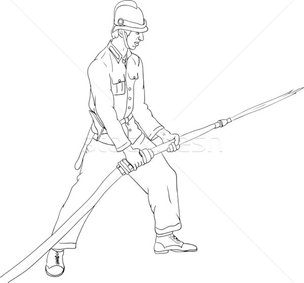 fireman Stock photo © pavelmidi