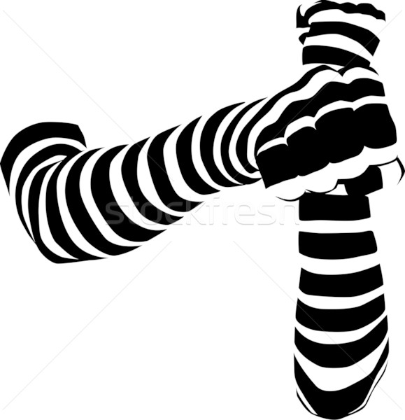 striped arms Stock photo © pavelmidi