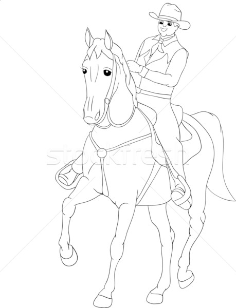 rider western Stock photo © pavelmidi