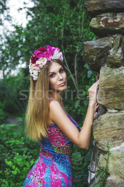 beautiful yuong woman Stock photo © Pavlyuk