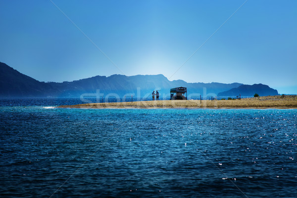 Griechenland schönen Landschaft Sommer Himmel Wasser Stock foto © PawelSierakowski