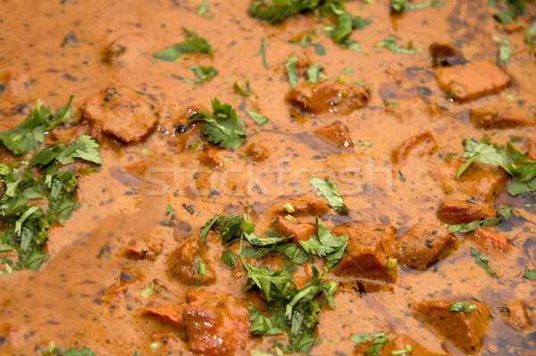 Boter kip kip curry klaar voedsel oranje Stockfoto © pazham
