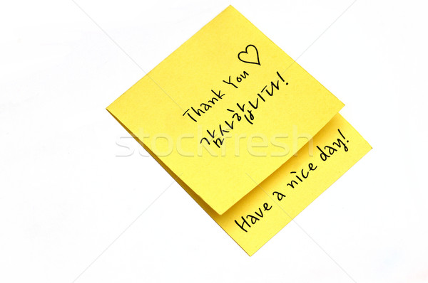 Thank You Note Stock photo © pazham