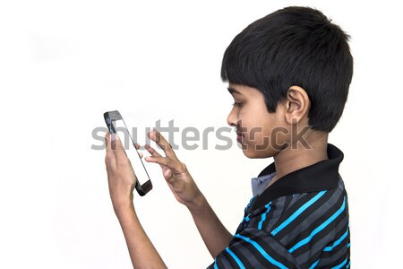addicted to phone Stock photo © pazham