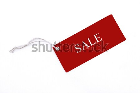 Stock photo: Red Tag