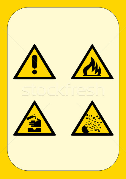 Corporate danger sign series  Stock photo © pballphoto