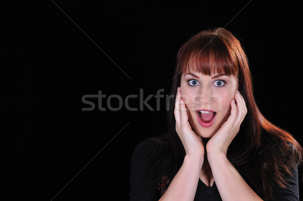 shocked woman Stock photo © pdimages