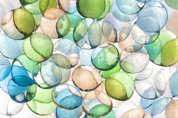 Foto stock: Vidrio · piedra · textura · colorido · piedras · diferente