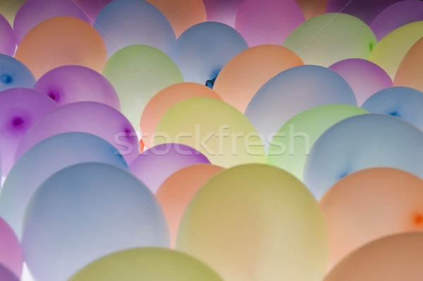 Ballon plakboek abstract kleurrijk Maakt een reservekopie oranje Stockfoto © pdimages