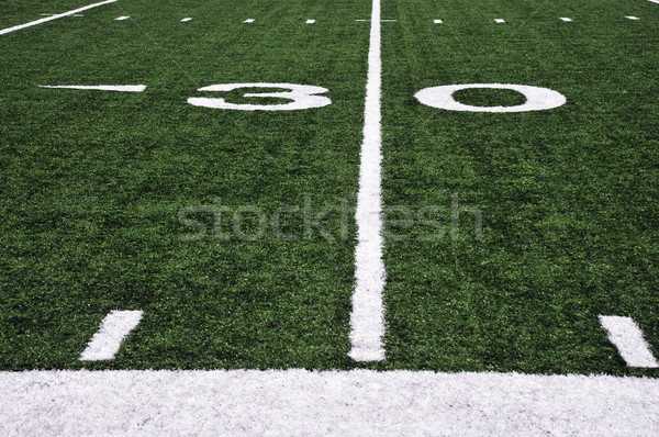Fotbal teren de fotbal linie colaterala iarbă sportiv echipă Imagine de stoc © pdimages