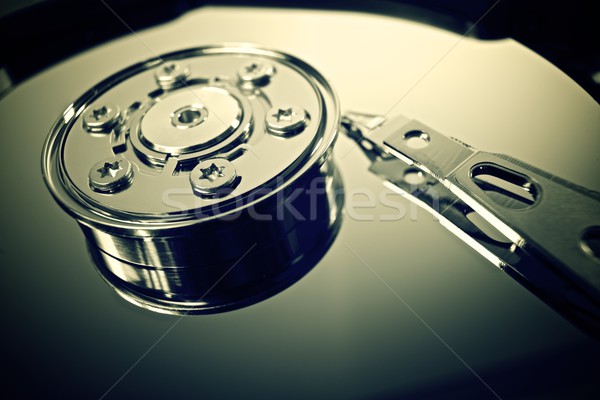 Sabit disk açmak bilgisayar sabit disk dizüstü bilgisayar Stok fotoğraf © pedrosala