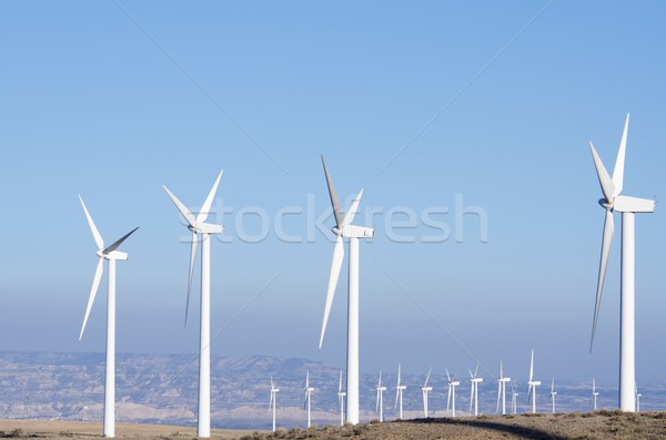 Stock photo: windmills