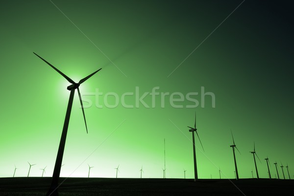 Stock photo: Wind energy