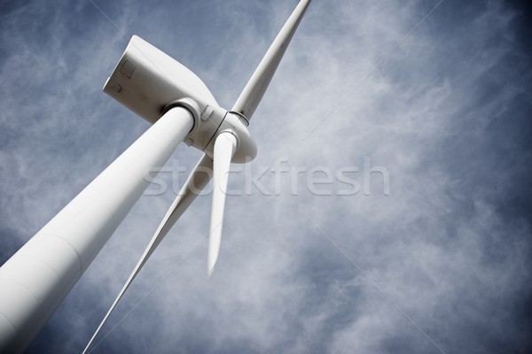 風 エネルギー 風車 電気 電源 生産 ストックフォト © pedrosala