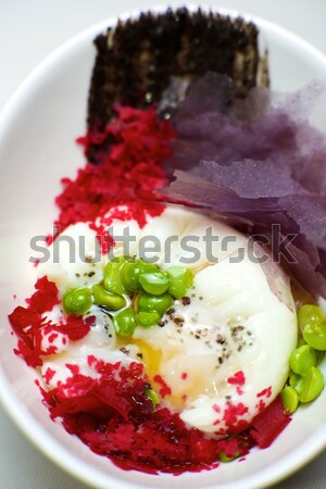 Uovo verdura alimentare cena rosso colazione Foto d'archivio © pedrosala