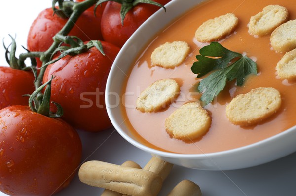 Plaat typisch spaans zomer culinair Stockfoto © pedrosala