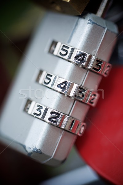 Padlock close up Stock photo © pedrosala