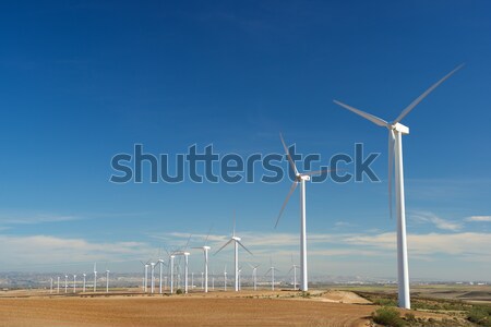 ストックフォト: 風 · エネルギー · 電気 · 電源 · 生産 · 電気